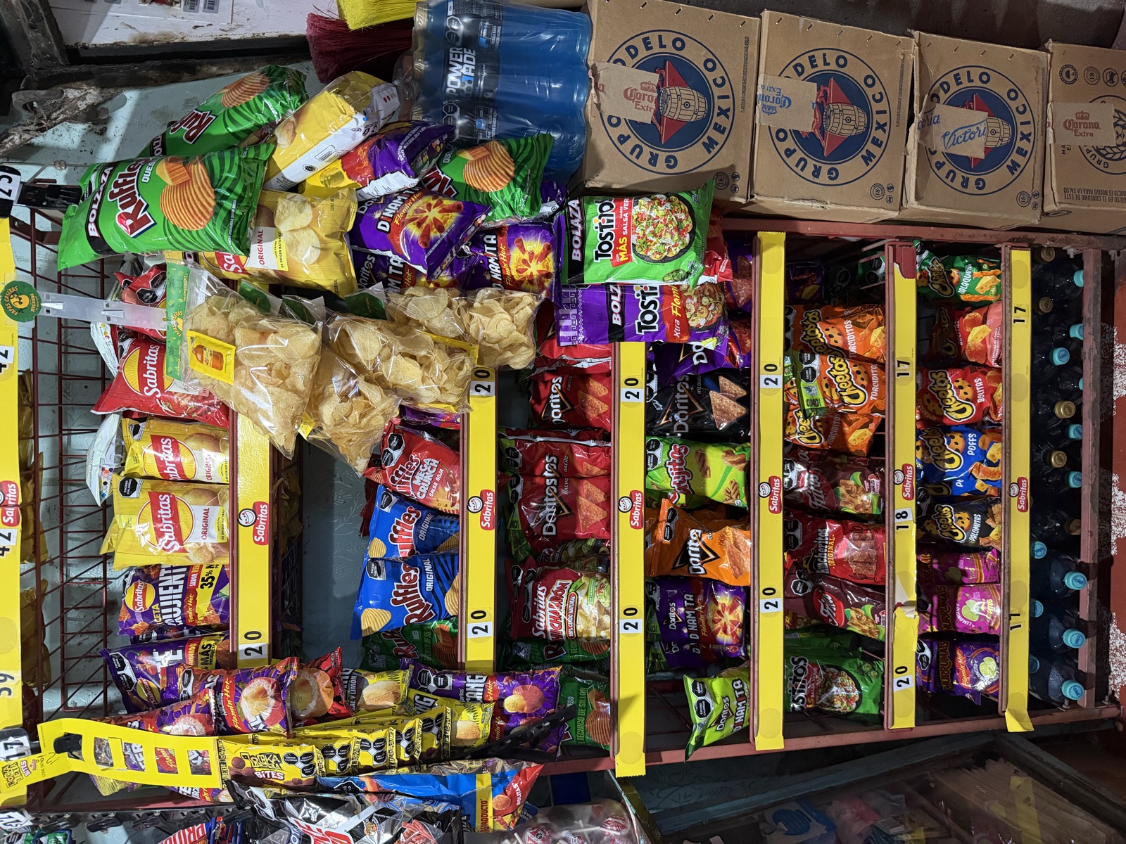 Interior de la tienda